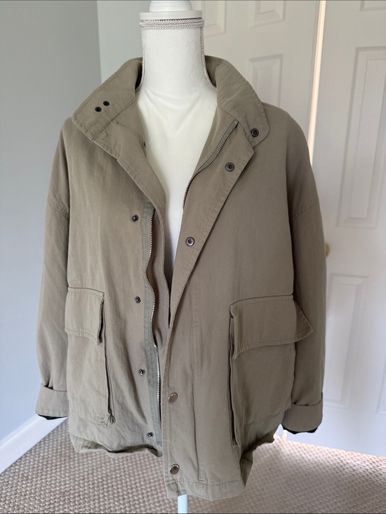 Other - Men's Casual Utility Jacket - Taupe